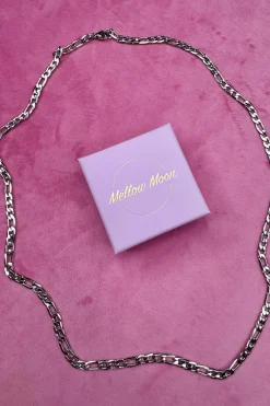 Mellow Moon Halskæder<Necklace Figaro Mesh collierfigaro4mm