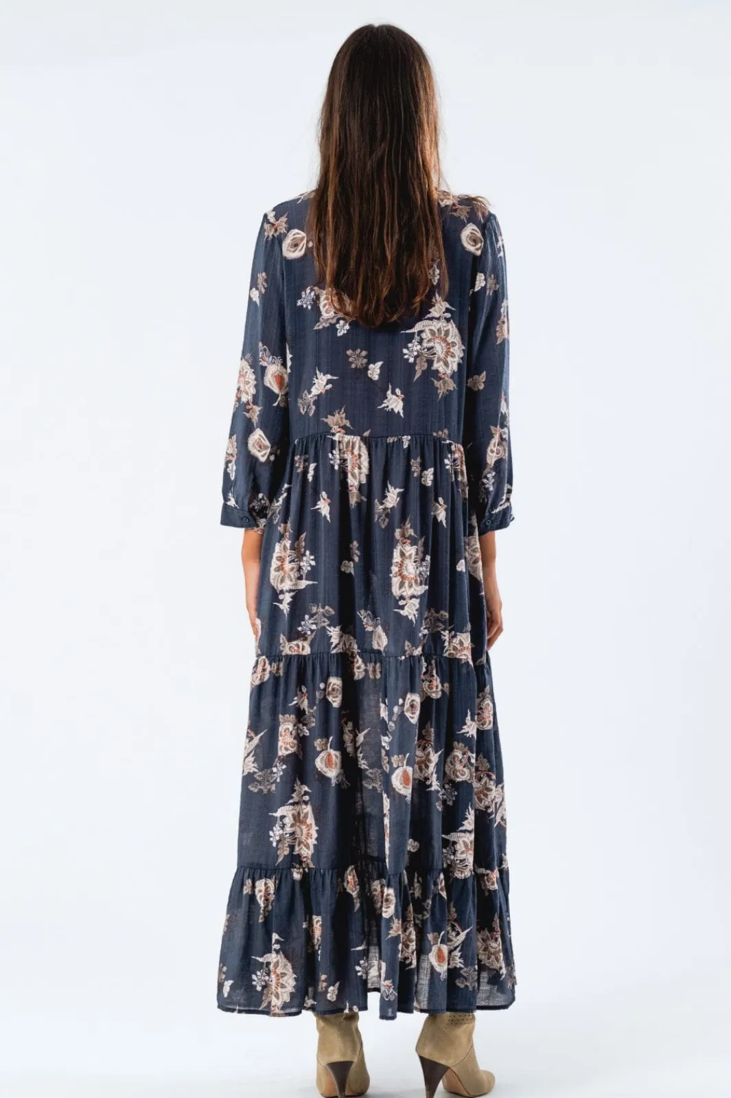 Outlet Neell Maxi Dress Ls24553-3020 Ammevenligt Tøj