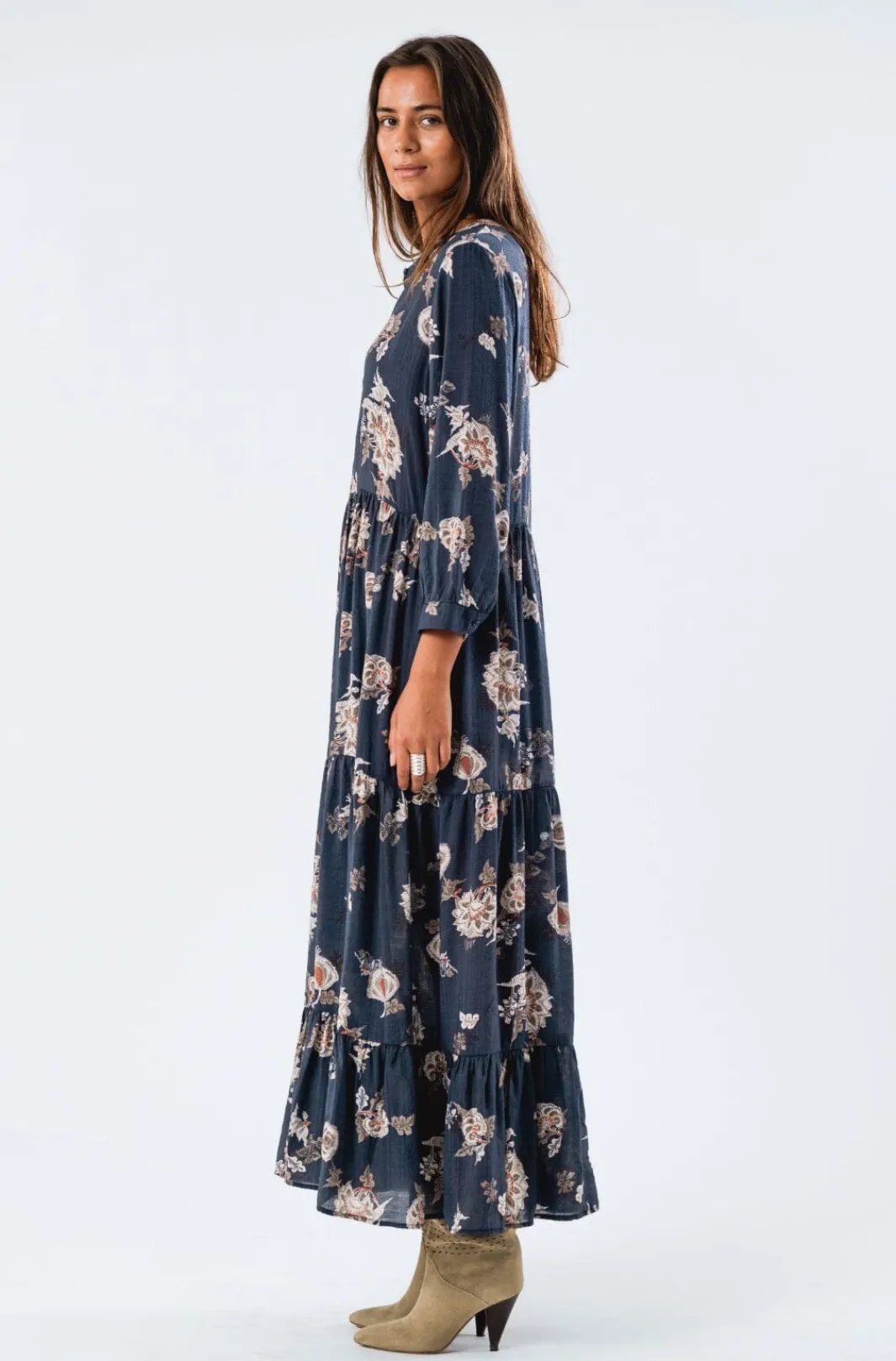 Outlet Neell Maxi Dress Ls24553-3020 Ammevenligt Tøj