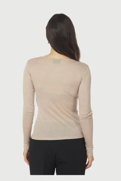 Neo Noir Bluser & Skjorter<Nella Fine Rib Blouse 167271