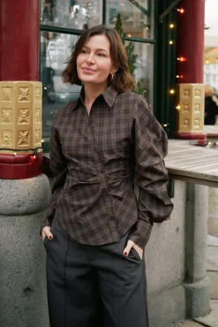Best Neoella Check Shirt 167459 Bluser & Skjorter|Ammevenligt Tøj
