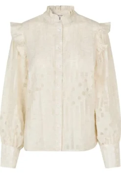 Second Female Bluser & Skjorter|Ammevenligt Tøj<Nete Frill Shirt 59393