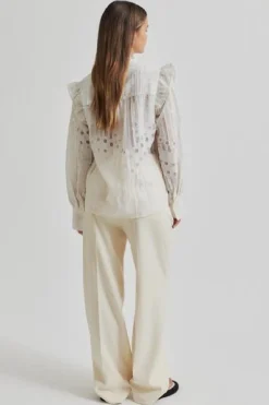 Second Female Bluser & Skjorter|Ammevenligt Tøj<Nete Frill Shirt 59393