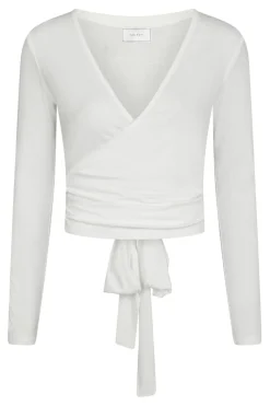 Neo Noir Bluser & Skjorter|Træningstøj<Nia Jersey Wrap Blouse 165501