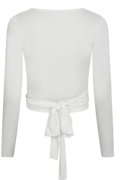 Neo Noir Bluser & Skjorter|Træningstøj<Nia Jersey Wrap Blouse 165501