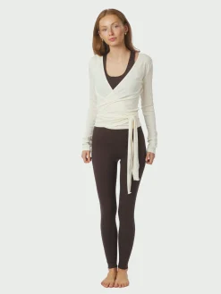 Neo Noir Træningstøj|Bluser & Skjorter<Nia Jersey Wrap Blouse 165501