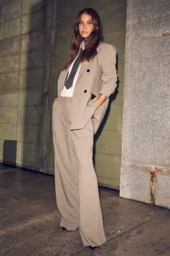 New Nicole Pleat Pant HL10369 Sæt 🛍️|Jakkesæt