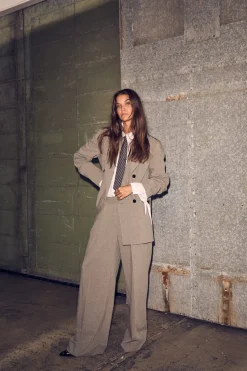 New Nicole Pleat Pant HL10369 Sæt 🛍️|Jakkesæt
