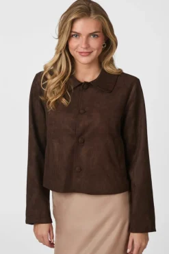 Outlet Nilo Faux Suede Jacket 165954 Overtøj & Jakker