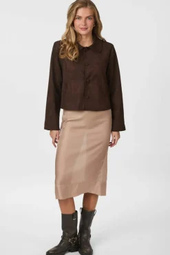 Outlet Nilo Faux Suede Jacket 165954 Overtøj & Jakker