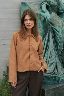 Neo Noir Overtøj & Jakker<Nilo Faux Suede Jacket 165954