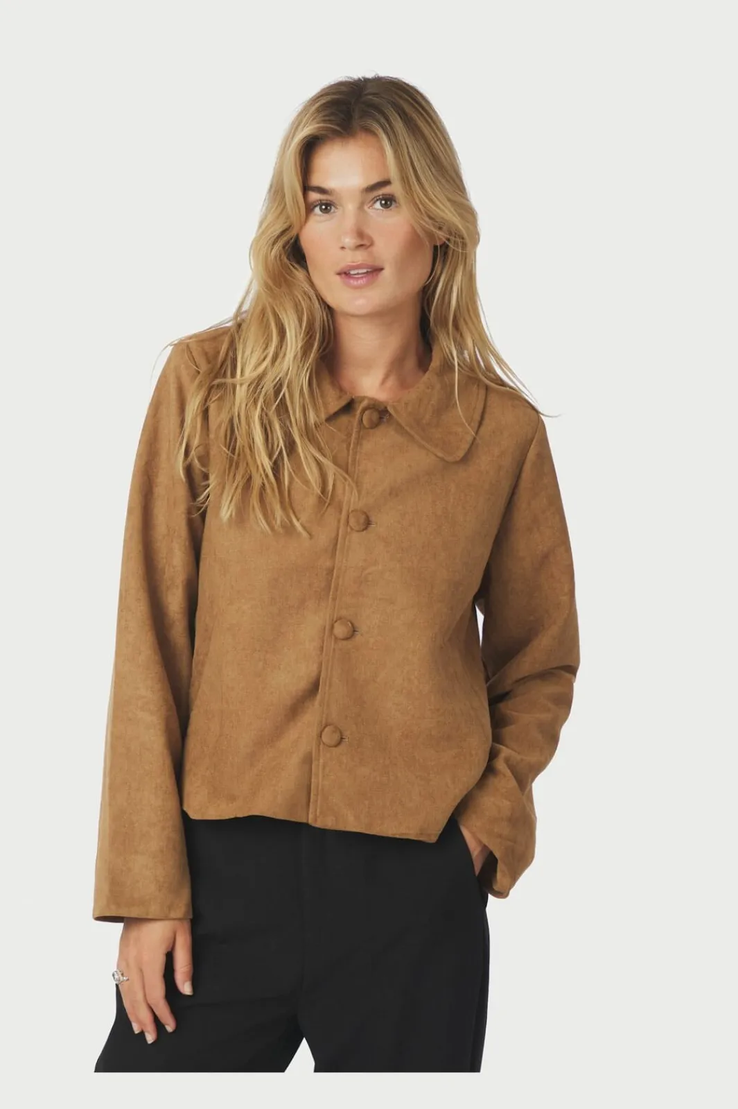 Neo Noir Overtøj & Jakker<Nilo Faux Suede Jacket 165954