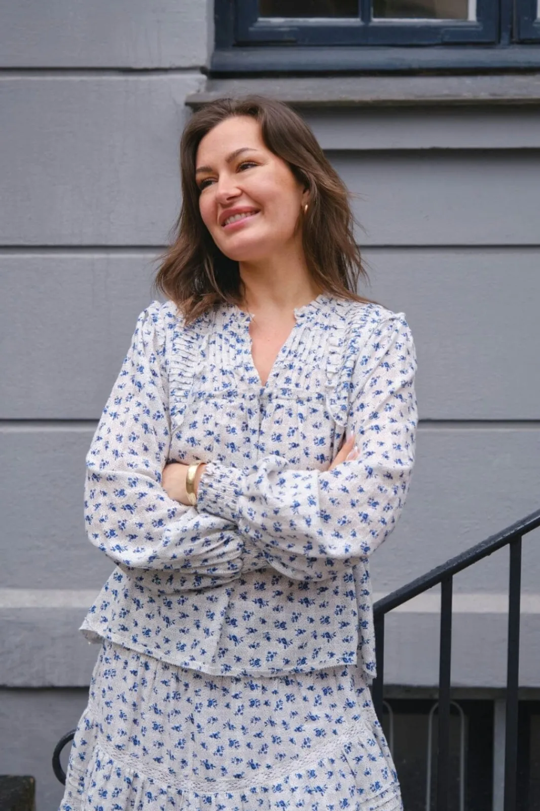 Best Nipoa Dot Flower Blouse 165284 Bluser & Skjorter|Sæt 🛍️