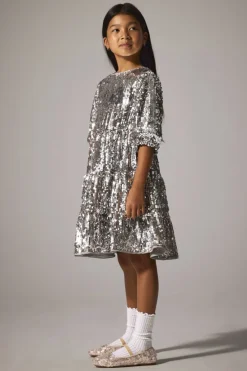 Clearance Nkfriscing 3/4 Sl Dress Børn Kjoler