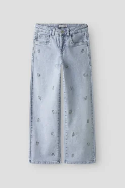 Best Nkfrose Wide Emb Jeans 2010-Fr Børn Bukser & Leggings