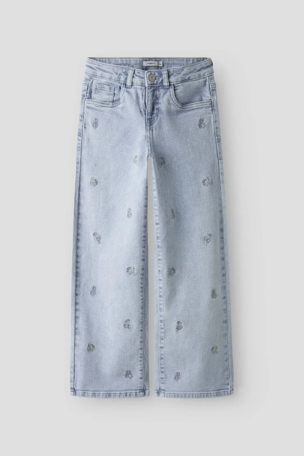 Best Nkfrose Wide Emb Jeans 2010-Fr Børn Bukser & Leggings