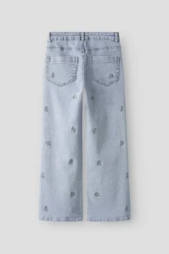 Best Nkfrose Wide Emb Jeans 2010-Fr Børn Bukser & Leggings