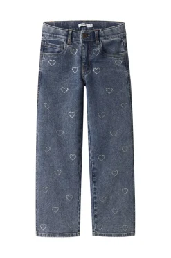 New Nkfrose Wide Rhinestone Jeans 4417-Im T Børn Bukser & Leggings