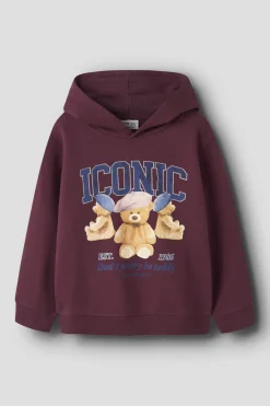 Best Nkfrycca Ls Nreg Sweat Wh Box Børn Joggingsæt|Bluser & Skjorter