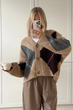 Clearance N-Laiana Knit Cardigan 14670002 Cardigans|Ammevenligt Tøj