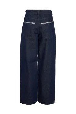 Discount Nmadriana Nw Loose Lace Jeans Db Sæt 🛍️|Bukser, Jeans & Leggings