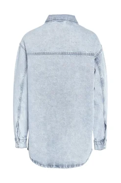 Noisy May Bluser & Skjorter<Nmalva L/S Denim Shacket Az352Lb