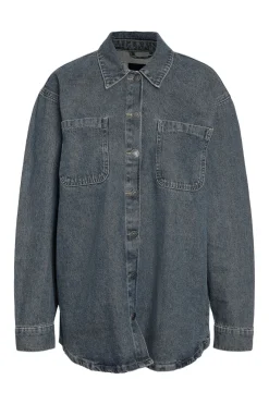 Noisy May Bluser & Skjorter<Nmalva L/S Tinted Washed Shirt Az449Mb