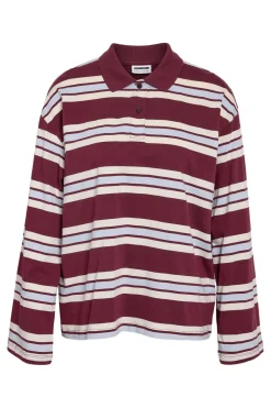 Noisy May Bluser & Skjorter<Nmaura L/S Striped Polo Shirt