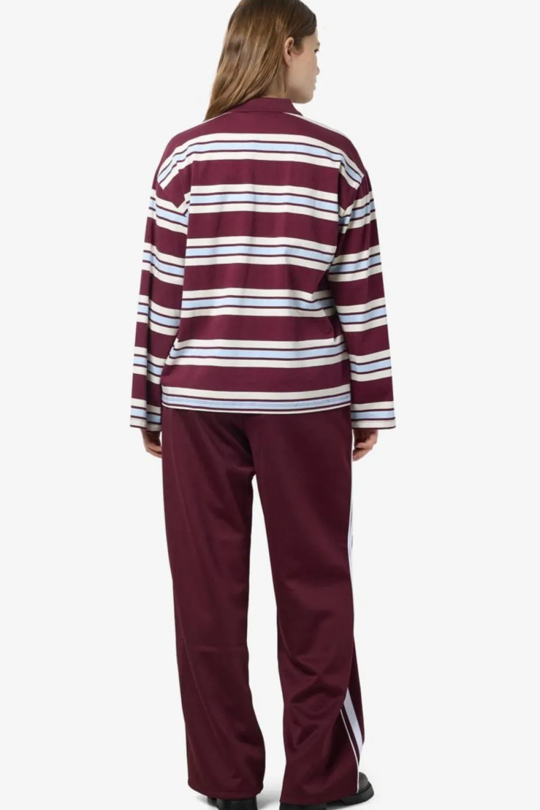 Noisy May Bluser & Skjorter<Nmaura L/S Striped Polo Shirt
