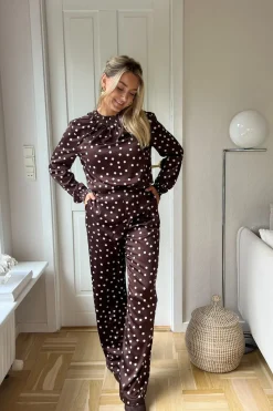 Noisy May Sæt 🛍️|Bukser, Jeans & Leggings<Nmbambi Satin Pant