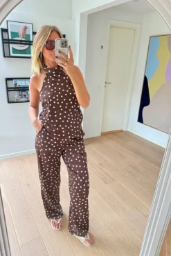 Noisy May Sæt 🛍️|Bukser, Jeans & Leggings<Nmbambi Satin Pant