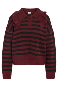 Noisy May Cardigans<Nmbrooke L/S Frill Collar Knit