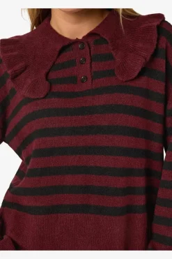 Noisy May Cardigans<Nmbrooke L/S Frill Collar Knit