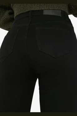 Clearance Nmcallie Skinny Black Jeans Fwd Bukser, Jeans & Leggings