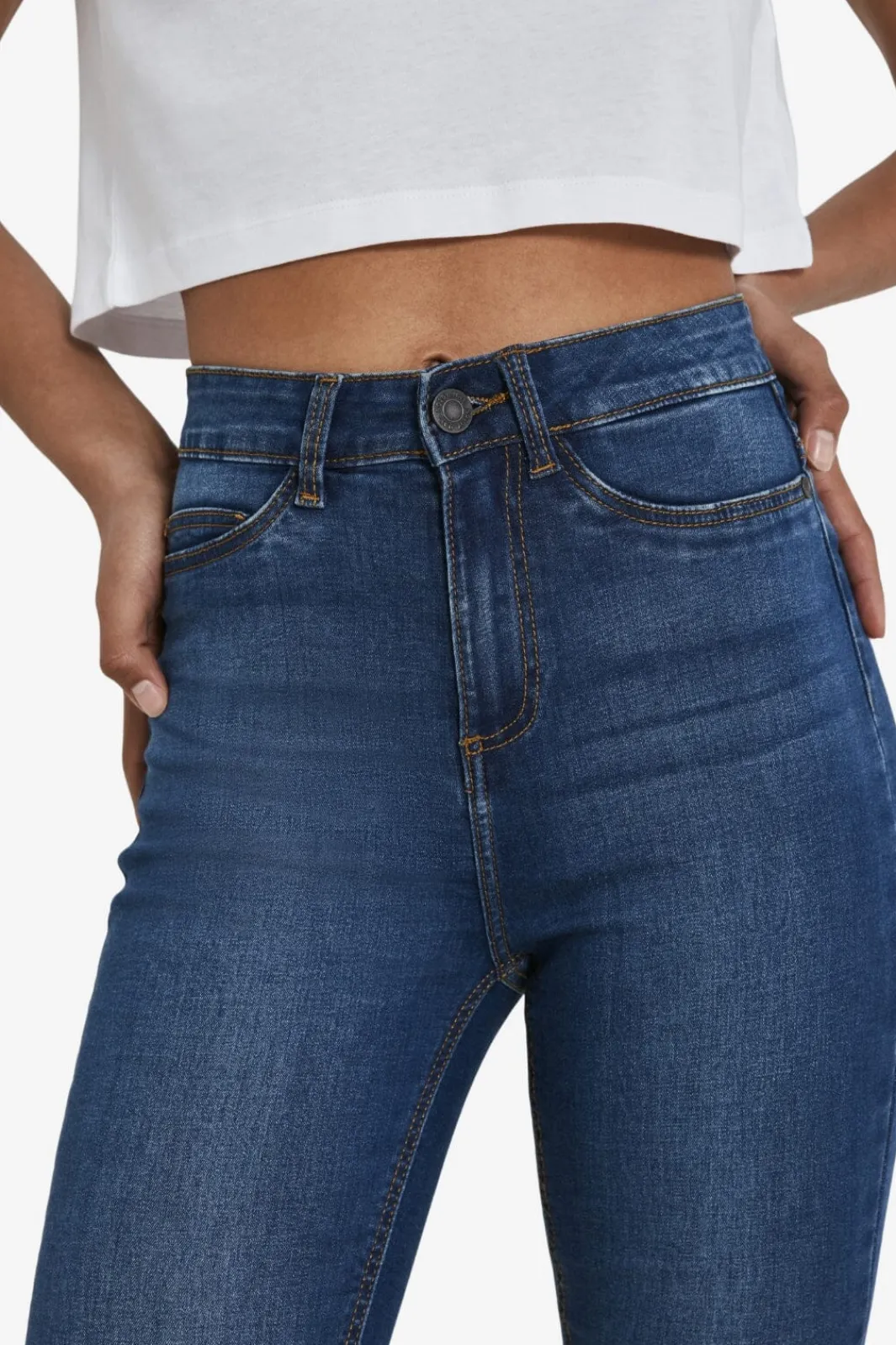 Noisy May Bukser, Jeans & Leggings<Nmcallie Skinny Blue Jeans Fwd