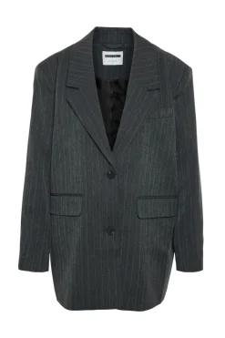 Clearance Nmcelia L/S Oversize Pinstripe Blazer Fw Blazere