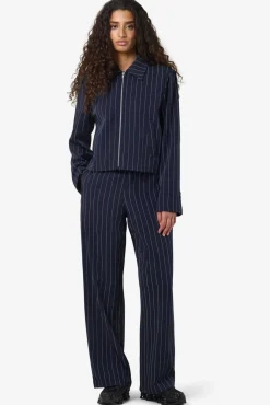 Noisy May Sæt 🛍️|Overtøj & Jakker<Nmella L/S Pinstripe Jacket Fwd