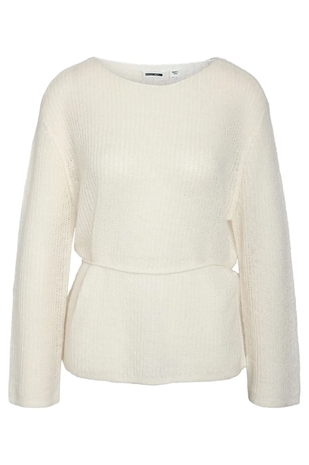 Noisy May Strik|Bluser & Skjorter<Nmesme L/S O-Neck Tie Knit Fwd