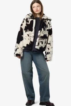 New Nmeve Fur Jacket Overtøj & Jakker