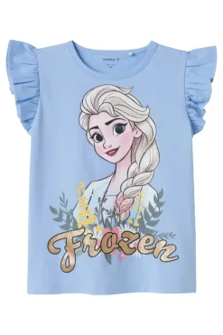 New Nmfabla Frozen Ss Top Box Wdi Børn T-Shirts & Toppe