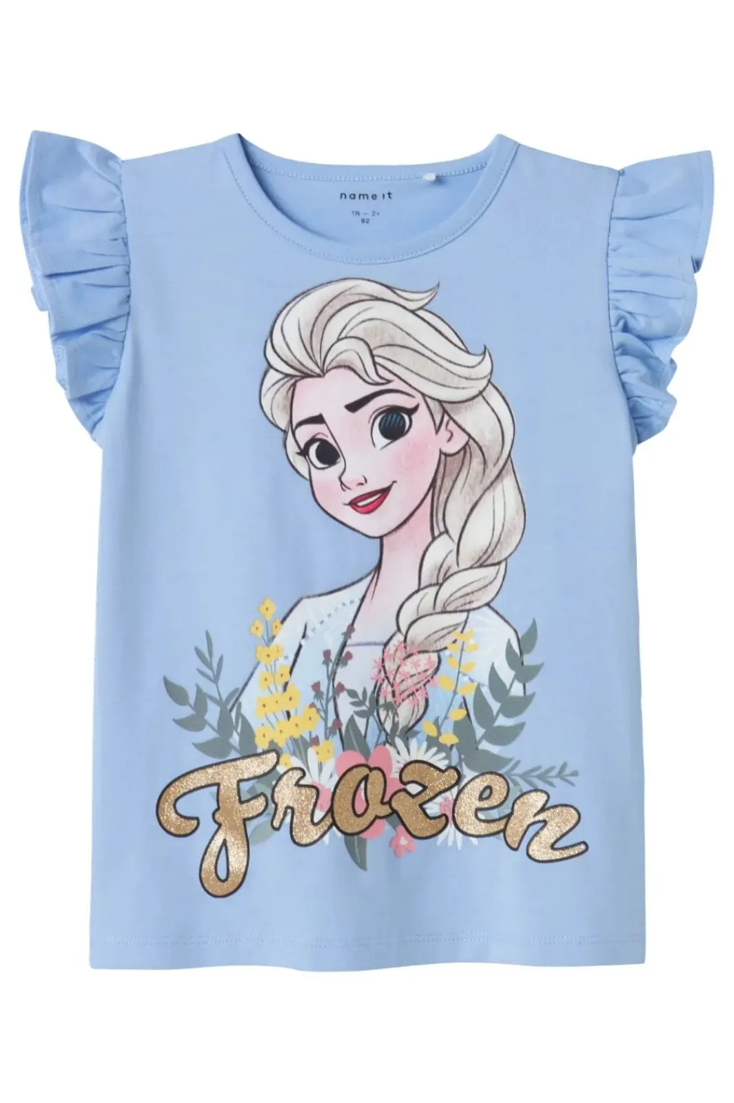 New Nmfabla Frozen Ss Top Box Wdi Børn T-Shirts & Toppe