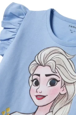 New Nmfabla Frozen Ss Top Box Wdi Børn T-Shirts & Toppe