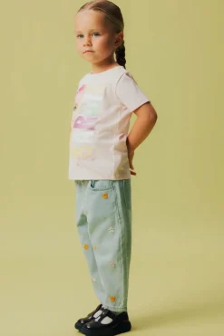 Best Nmfalda Barbie Ss Nreg Top Box Sky Børn T-Shirts & Toppe