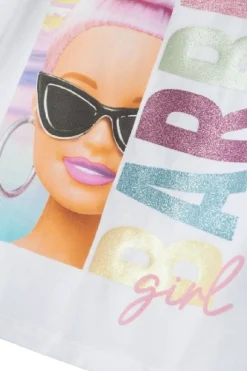 Børn Name It T-Shirts & Toppe<Nmfalda Barbie Ss Nreg Top Box Sky