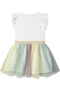 Clearance Nmfarnina Happy Ss Tulle Dress Smi Børn Kjoler