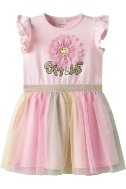 Discount Nmfarnina Happy Ss Tulle Dress Smi Børn Kjoler