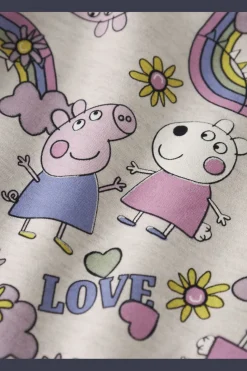 New Nmfdarma Peppa Ls Swe Dress Børn Kjoler