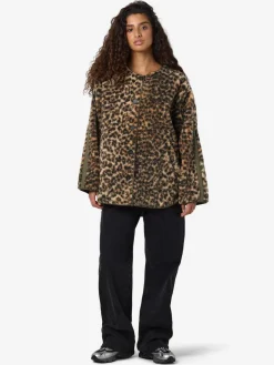 Noisy May Overtøj & Jakker<Nmfeline Loose Teddy Jacket Fwd