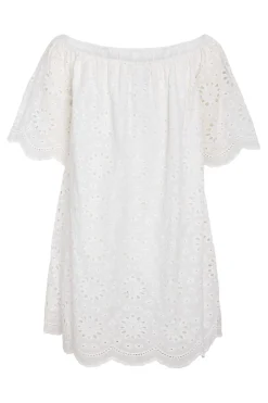 Noisy May Kjoler<Nmfiona Offshoulder Broderie Abk Dress