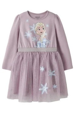 Børn Name It Kjoler<Nmfosimi Frozen Ls Tulle Dress Lnoos Wdi